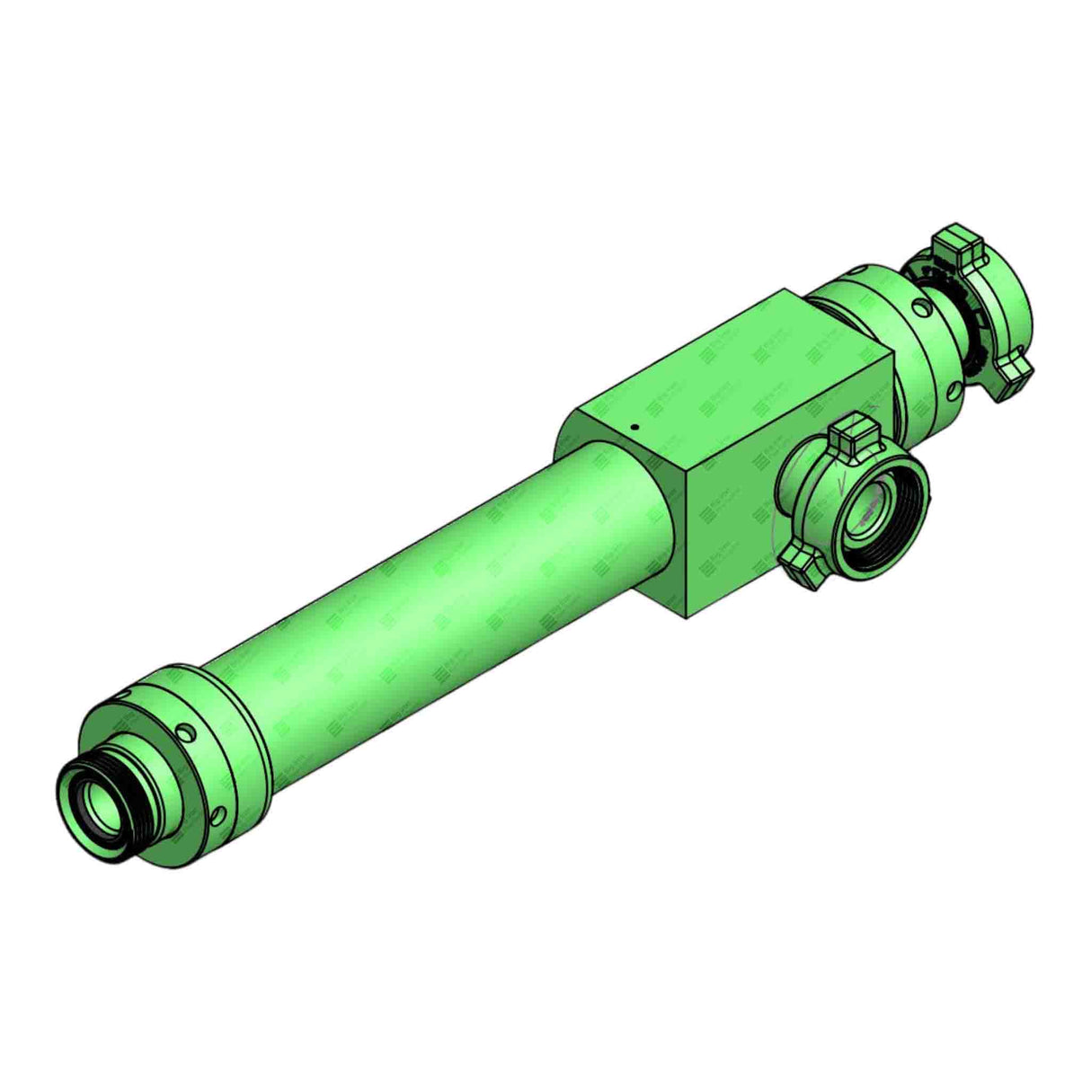 Debris Catcher Barrel Assembly - 3' Fig 1502 W/4" Screen & 7' Od X 5" Id X 46" Long Barrel, 10000Psi Sour Service